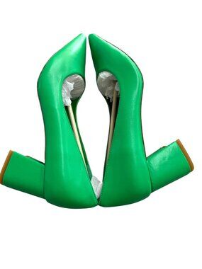 Pointed-Toe Block Heel Pumps Women's Size 10 Dress Shoes